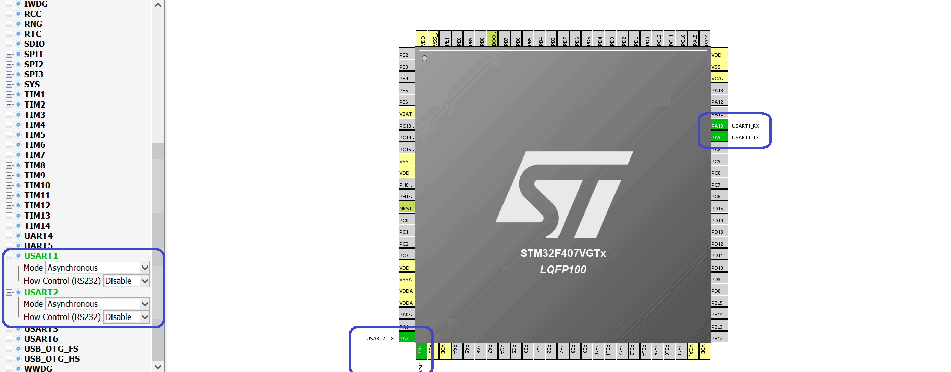 Stm32 uart схема подключения