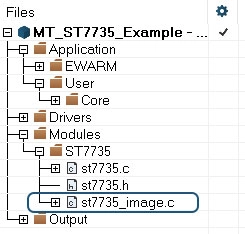 Пример программы для дисплея на базе ST7735