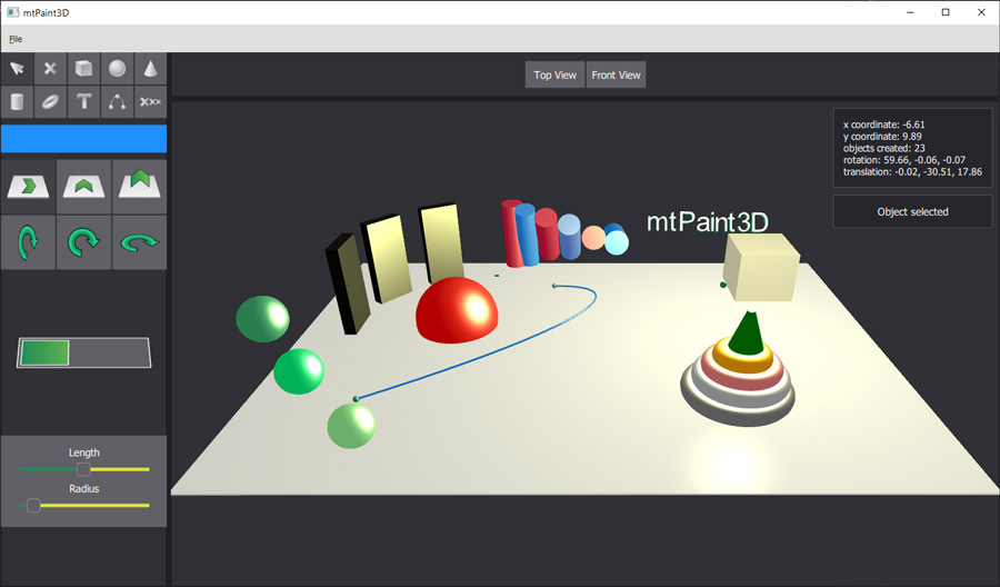 mtPaint3D - Paint3D в Qt.