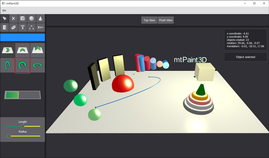 Qt paint 3D.