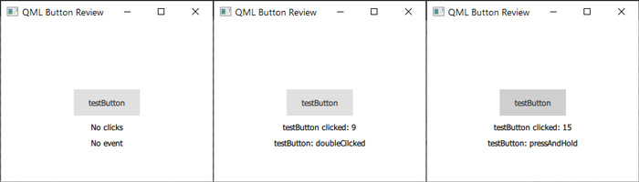 Qt QML Button.