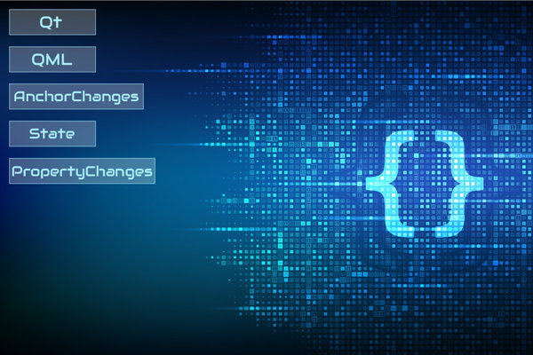 Qt. QML. AnchorChanges, State и PropertyChanges. QML