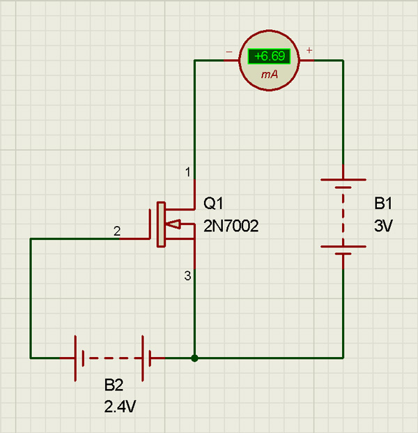 Практический пример работы транзистора.