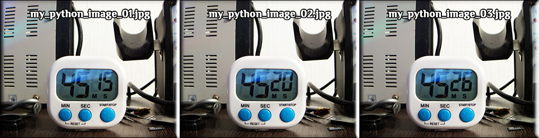 Python picamera example