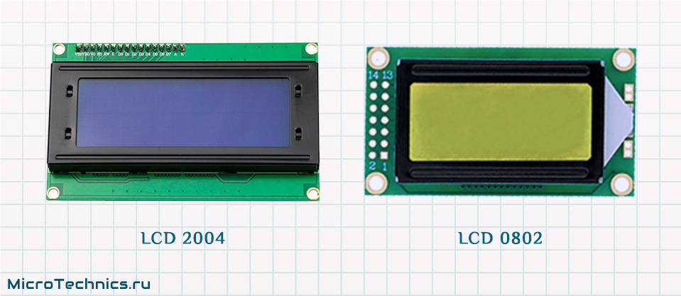 LCD 2004 и LCD 0802