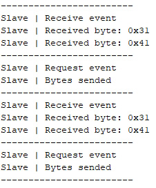 Скетч для I2C Slave